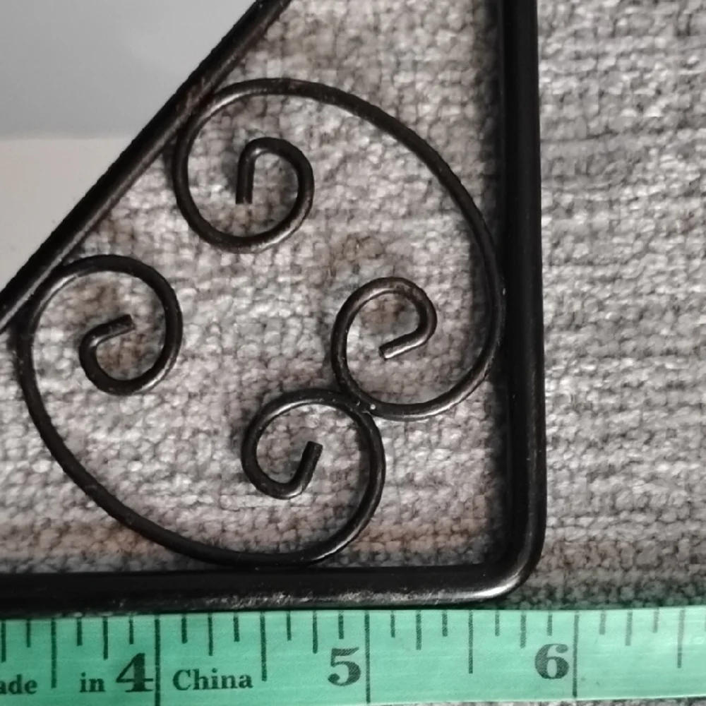 Black Wrought Iron Decorative Wall Mirrors